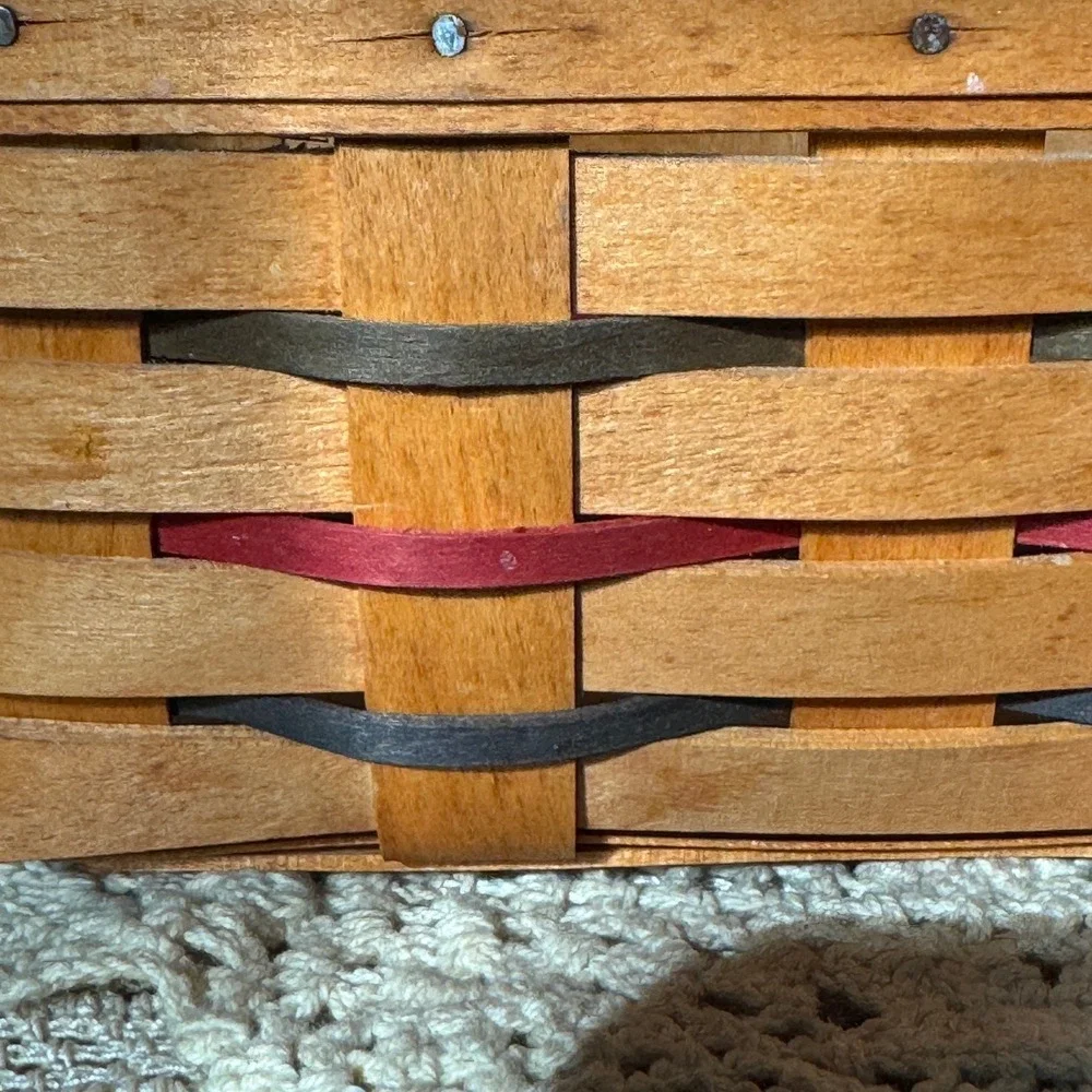 Longaberger handwoven basket